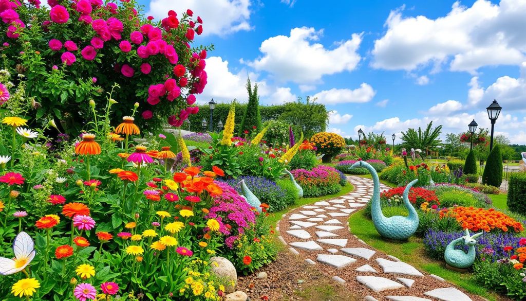 Flower garden design