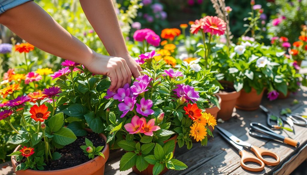 container plant pruning