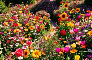 flower garden