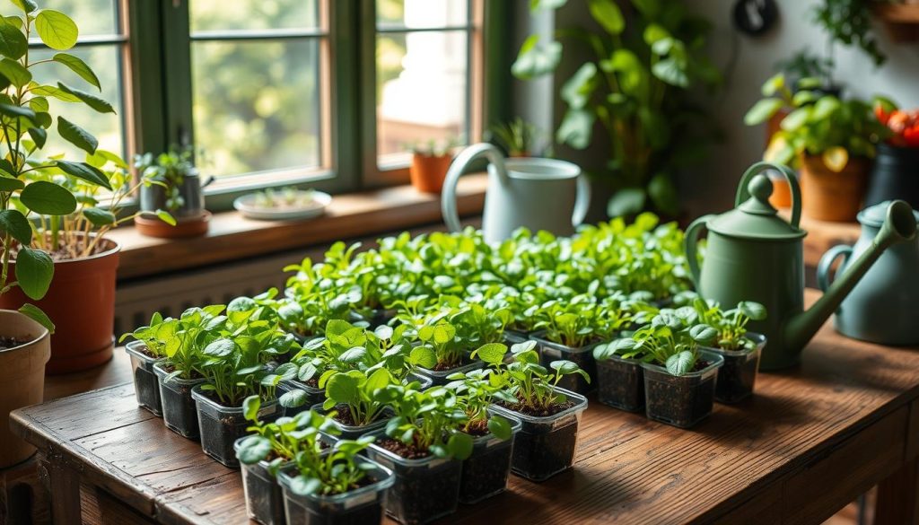 growing microgreens