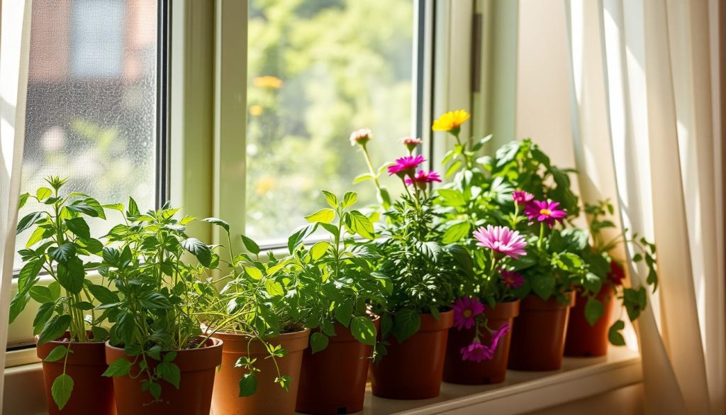 indoor herb garden