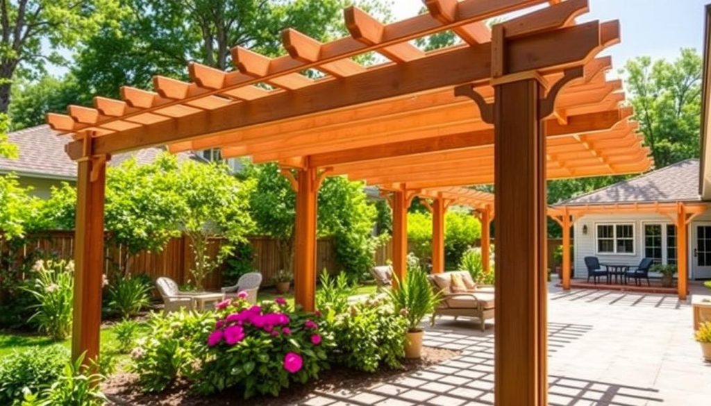 Pergola size and placement