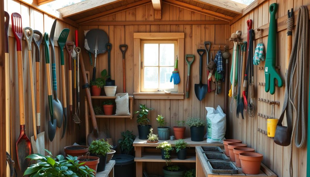 Gardening Tool Storage Solutions